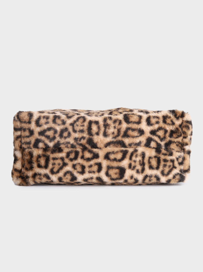 Leopard Trails Light Brown Handbag