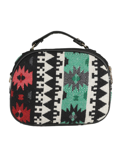 Emily sling bag MINI WESST Multi Casual Abstract Handheld Bag(MWHB129PR)