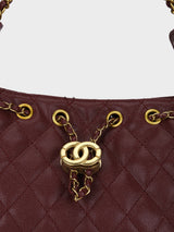 Dylan Maroon Handbag