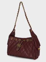 Dylan Maroon Handbag