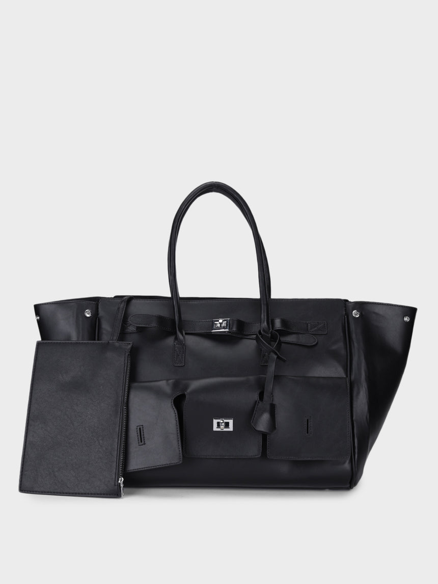 Hugo Jumbo Black Tote