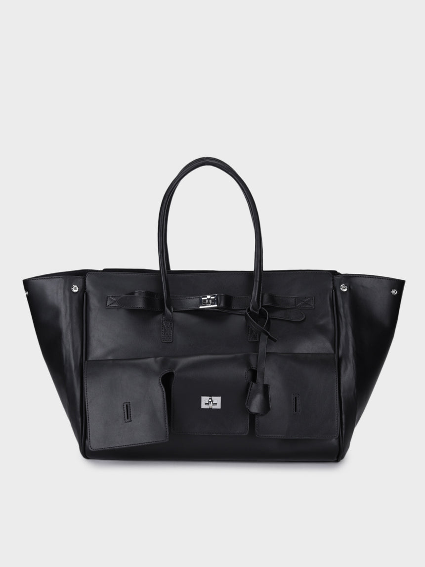 Hugo Jumbo Black Tote