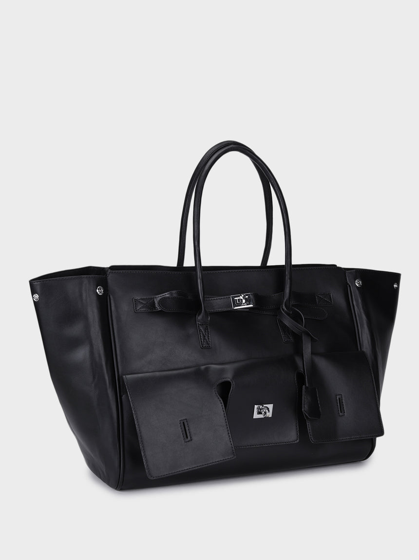 Hugo Jumbo Black Tote