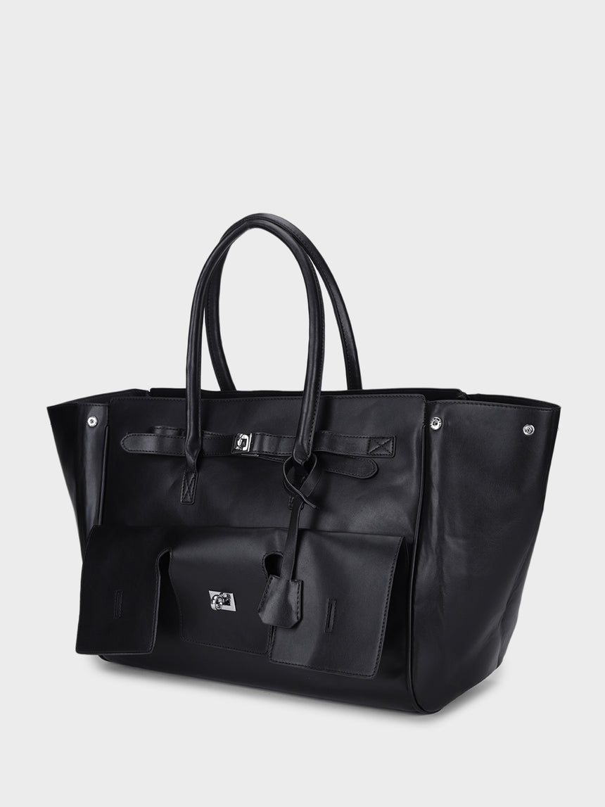 Hugo Jumbo Black Tote