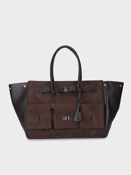 Hugo Jumbo Brown Tote