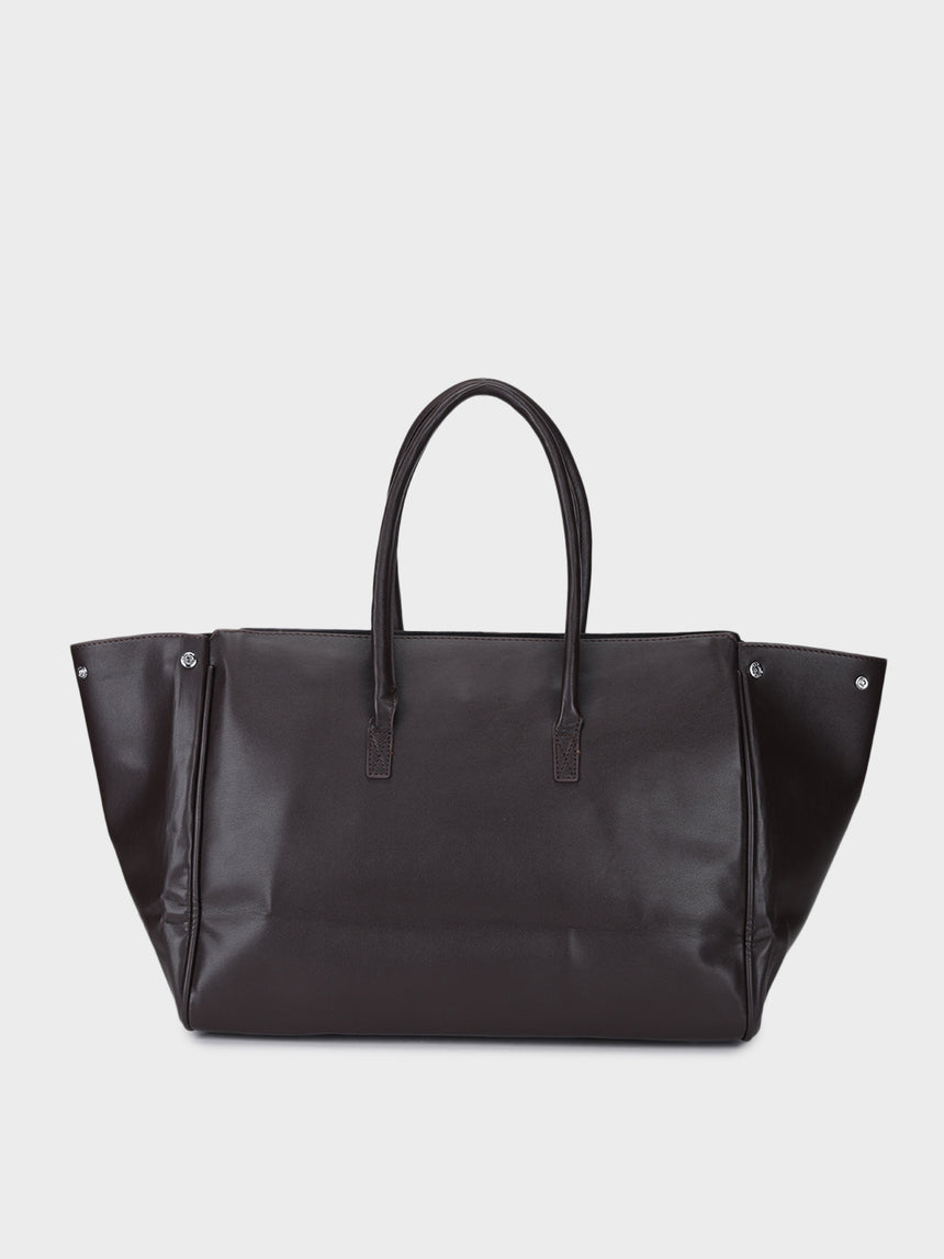 Hugo Jumbo Brown Tote