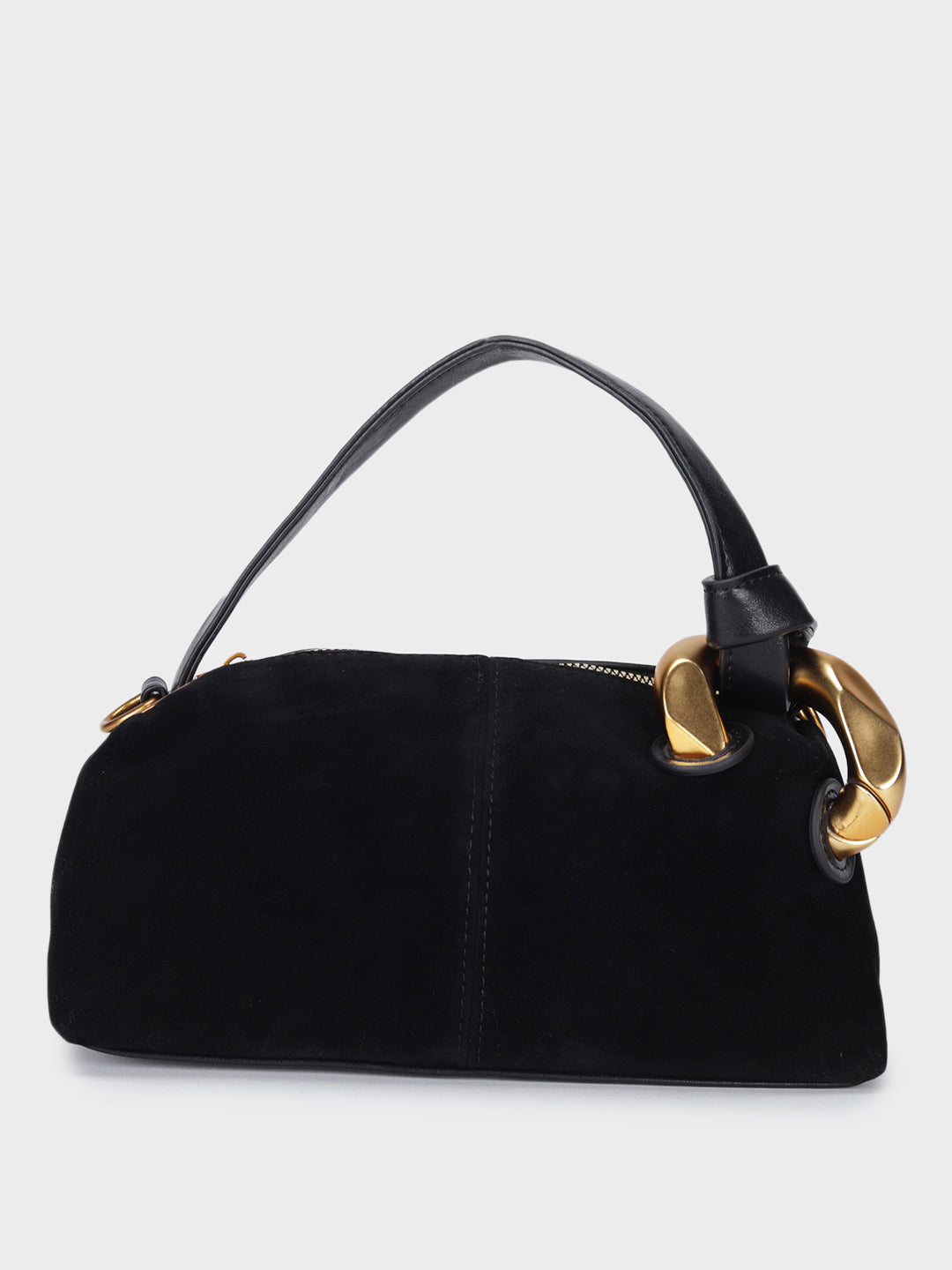 Blake Suede Black Handbag