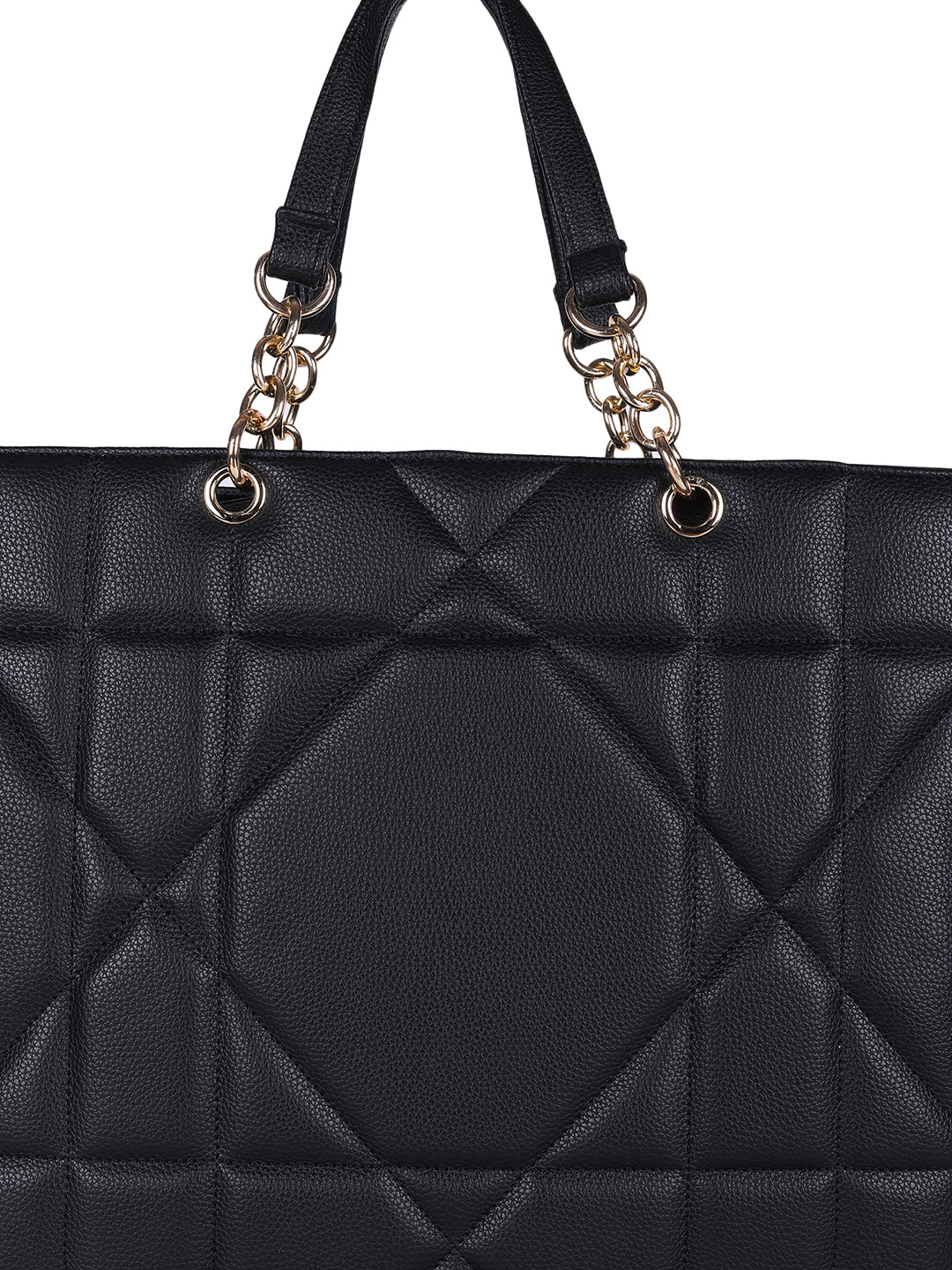  【センスUP☆】Jade Faux Leather Tote Bag Brown wash PU Leather Cargo Shoulder Bag with Buckle Details