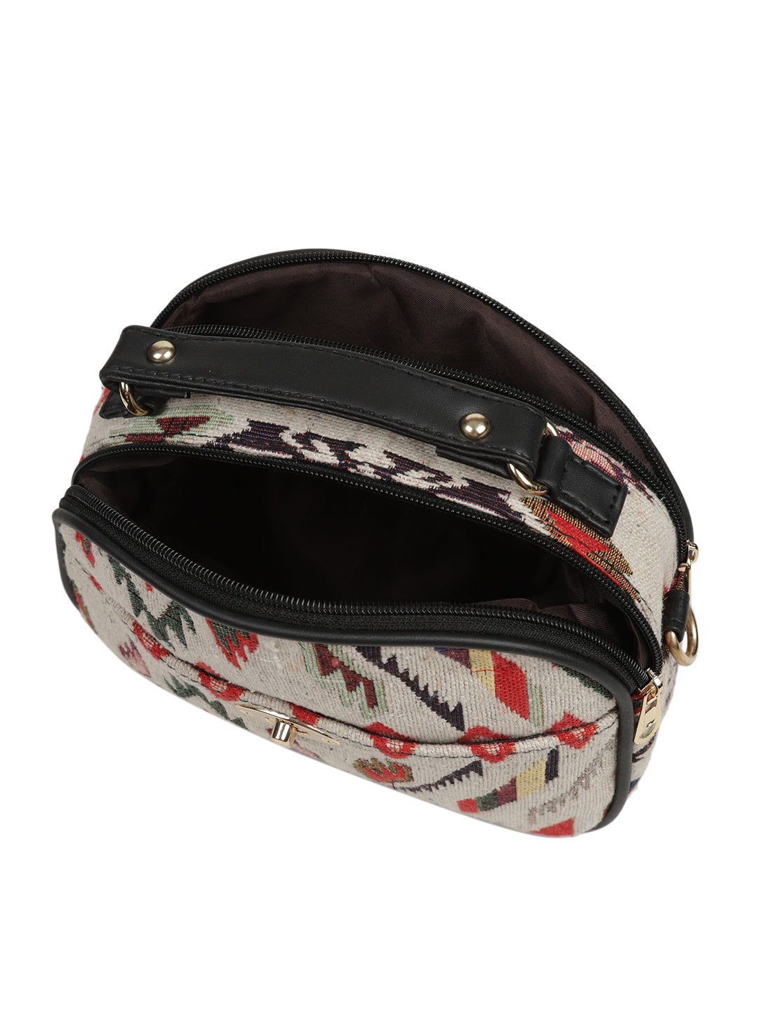 Emily Sling Multi Casual Abstract Handheld Bag