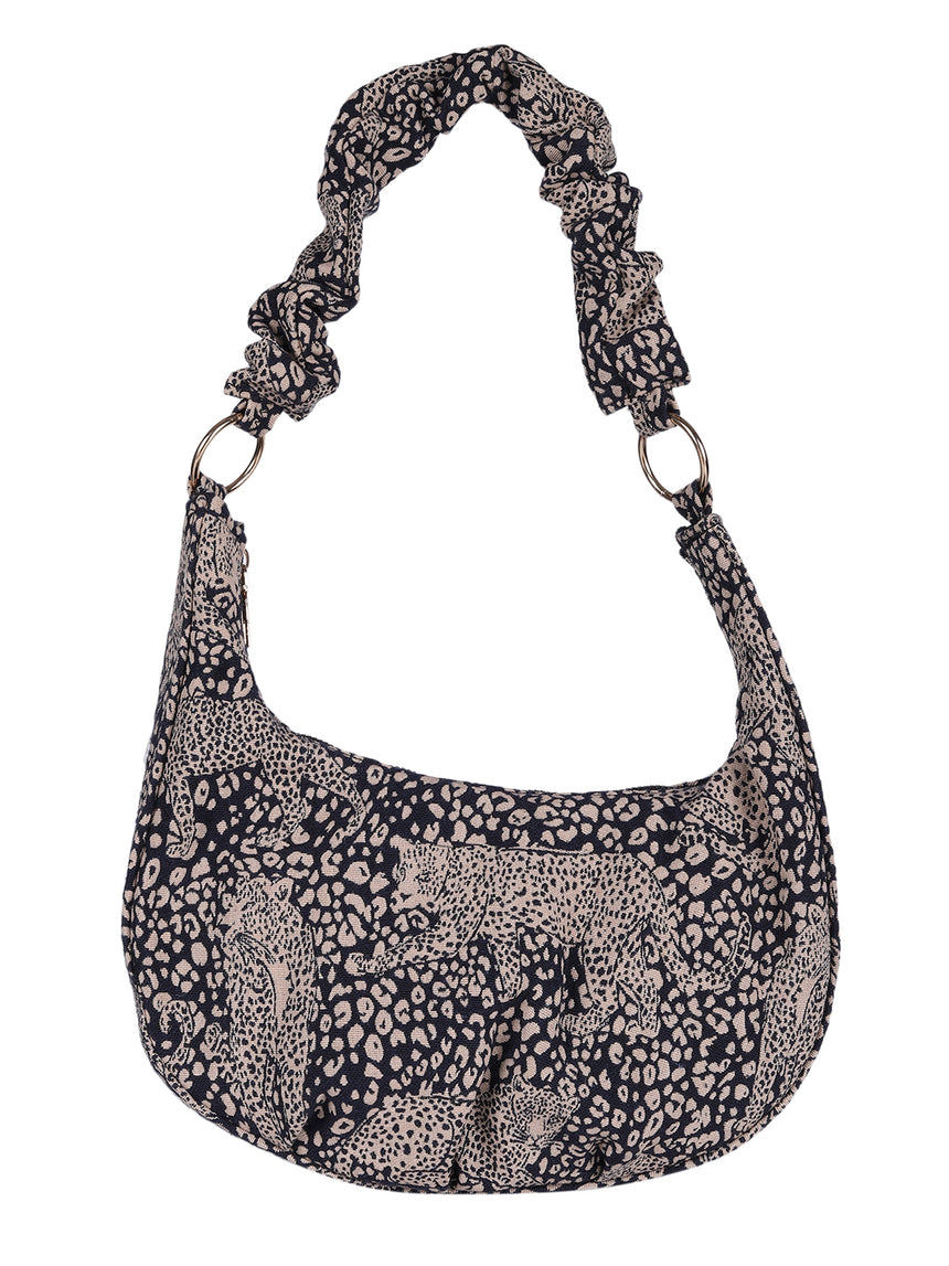 Multi Graphic Hobo Bag
