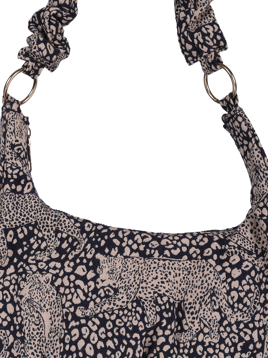 Multi Graphic Hobo Bag