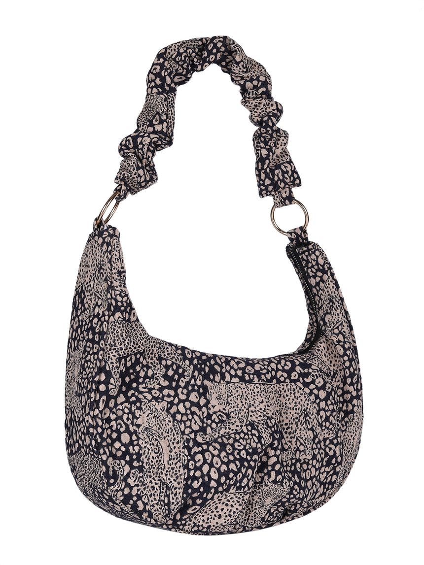Multi Graphic Hobo Bag