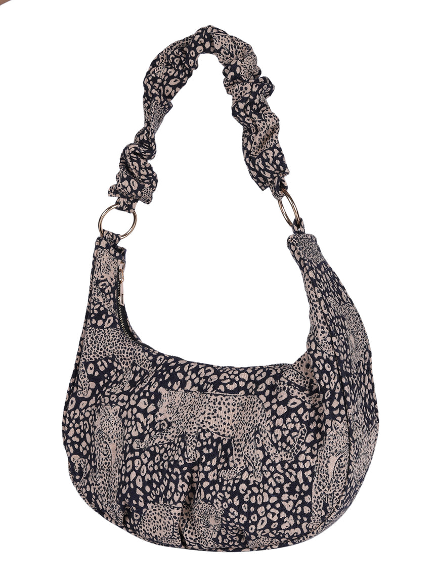 Multi Graphic Hobo Bag