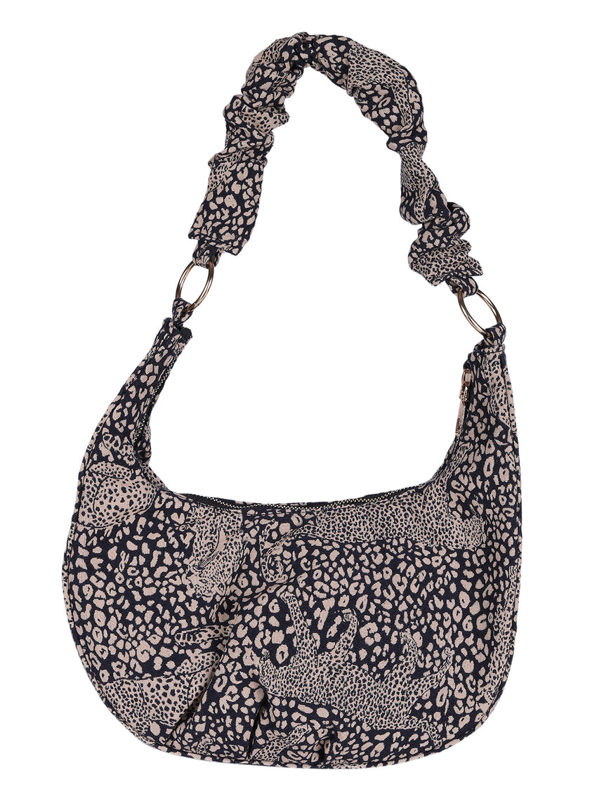 Multi Graphic Hobo Bag