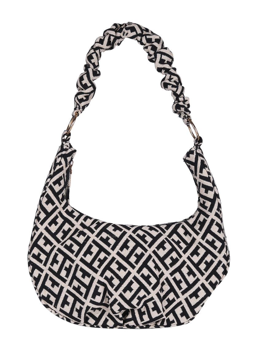 Graphic Hobo Bag