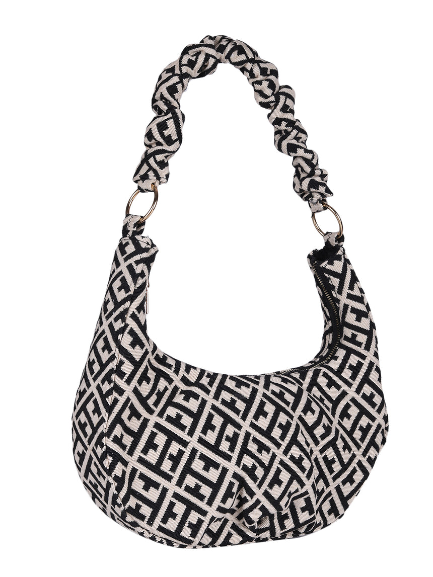 Graphic Hobo Bag