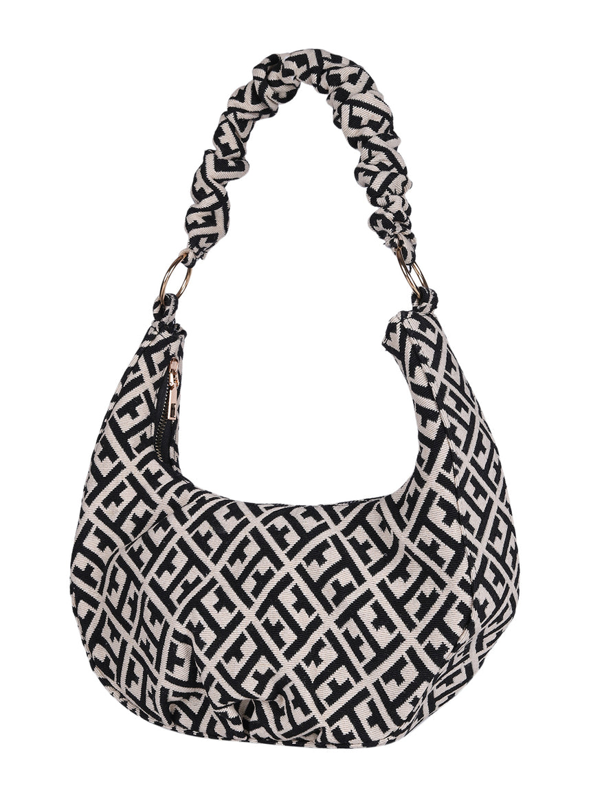 Graphic Hobo Bag