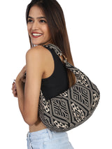 Multi Graphic Hobo Bag