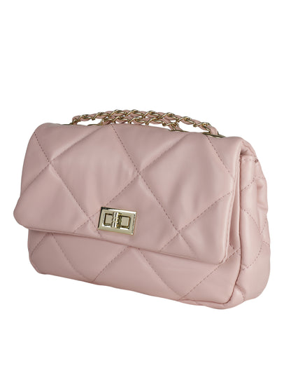 MINI WESST Pink Casual Solid Sling Bag(MWHB136PK)