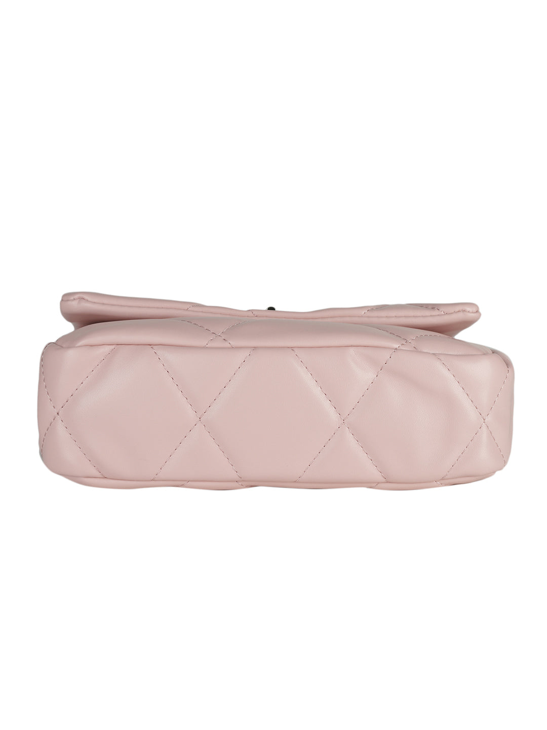 Pink Casual Solid Sling Bag