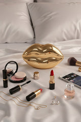 Mr. Lips Gold Clutch