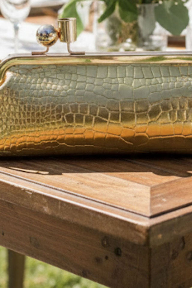 Paula Gold Clutch