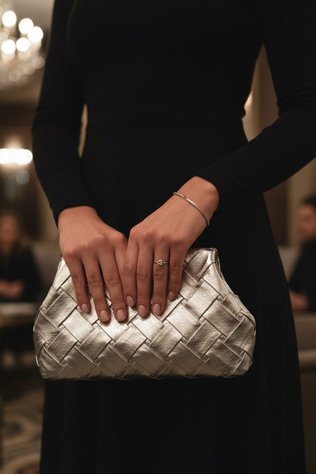 July Silver Clutch