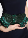 Bow Green Clutch