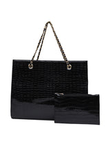 Nora Classic Black Tote Bag