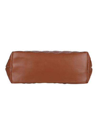 MINI WESST BROWN Solid Shoulder Bag(MWHB224BR)