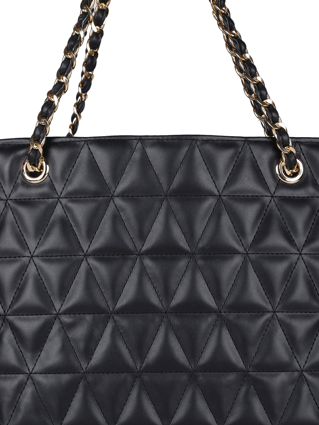 MINI WESST Black Solid Shoulder Bag(MWHB223BL)