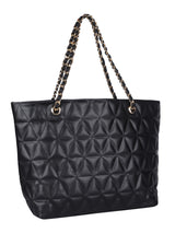 Black Solid Shoulder Bag