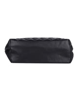 Black Solid Shoulder Bag