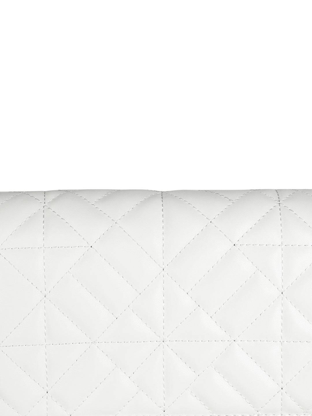 MINI WESST White Casual Solid Shoulder Bag(MWHB147WT)