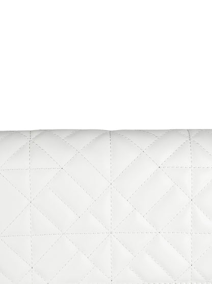 MINI WESST White Casual Solid Shoulder Bag(MWHB147WT)