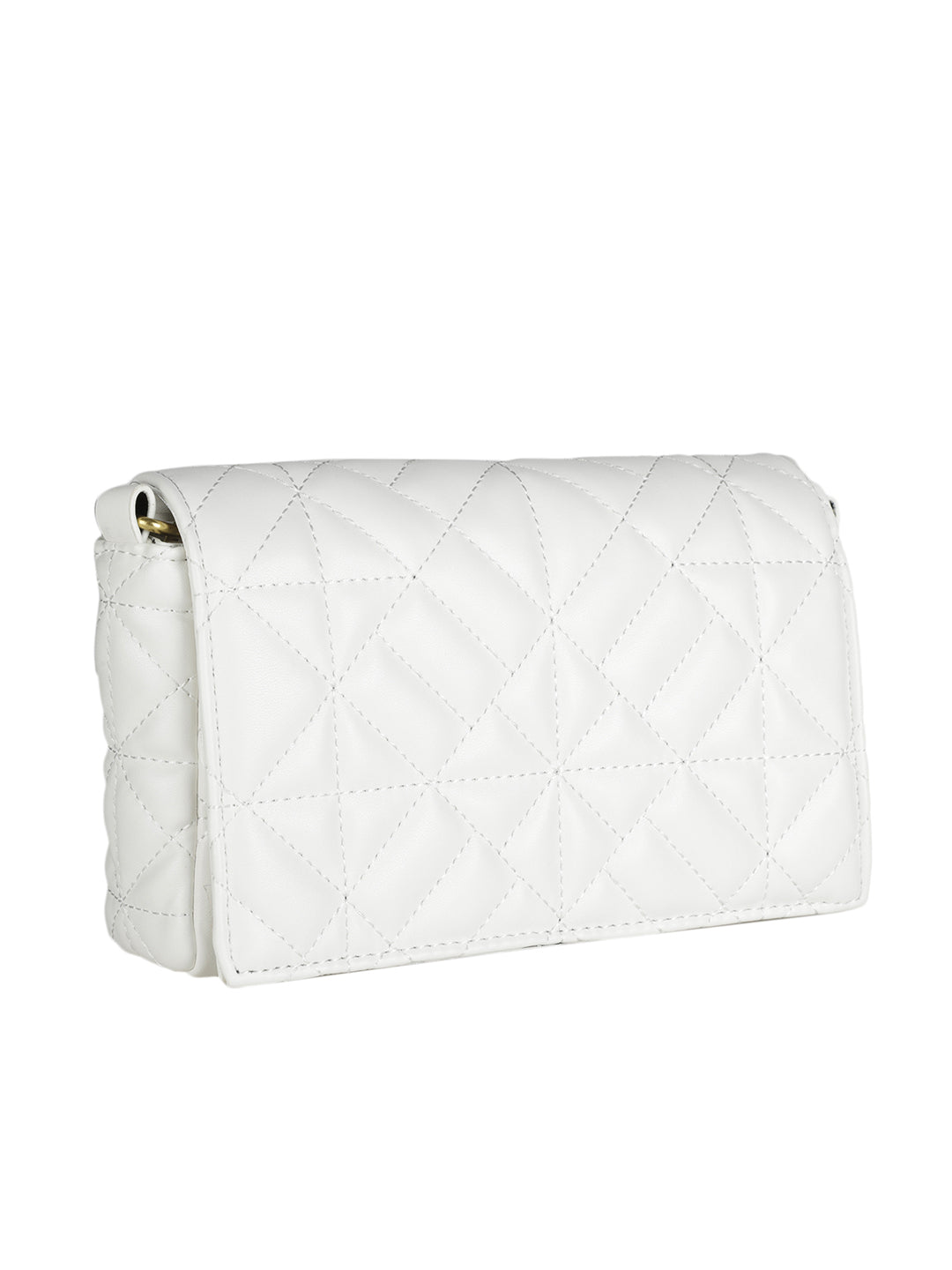 White Casual Solid Shoulder Bag