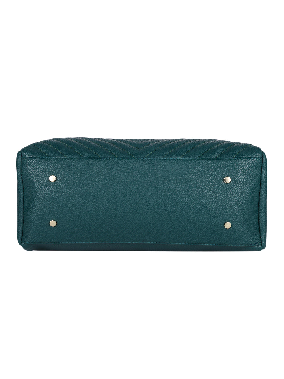 MINI WESST Green Solid Handheld Bag(MWTB107GR)