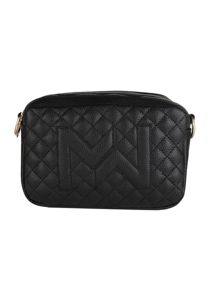 MINI WESST Black Casual Solid Sling Bag(MWHB148BL)
