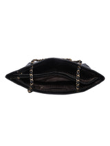 Black Solid Shoulder Bag