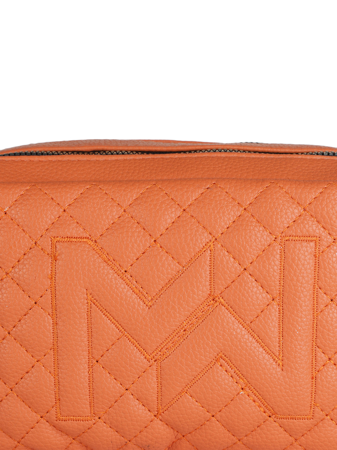 Orange Casual Solid Sling Bag