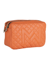 Orange Casual Solid Sling Bag