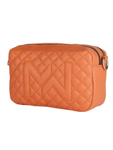 Orange Casual Solid Sling Bag