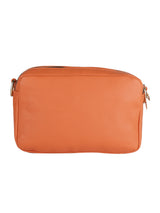 Orange Casual Solid Sling Bag