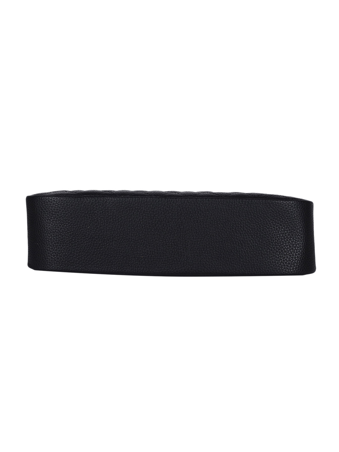 MINI WESST Black Solid Sling Bag(MWHB235BL)