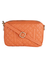 Orange Casual Solid Sling Bag