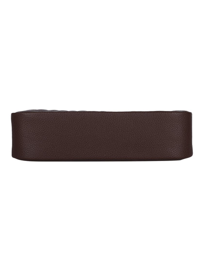 MINI WESST Brown Solid Sling Bag(MWHB236BR)