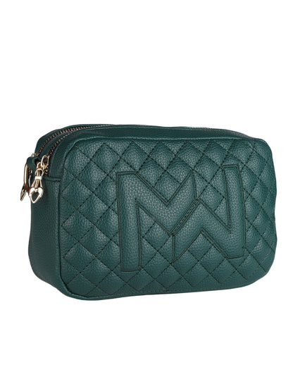 MINI WESST Green Casual Solid Sling Bag(MWHB151GR)