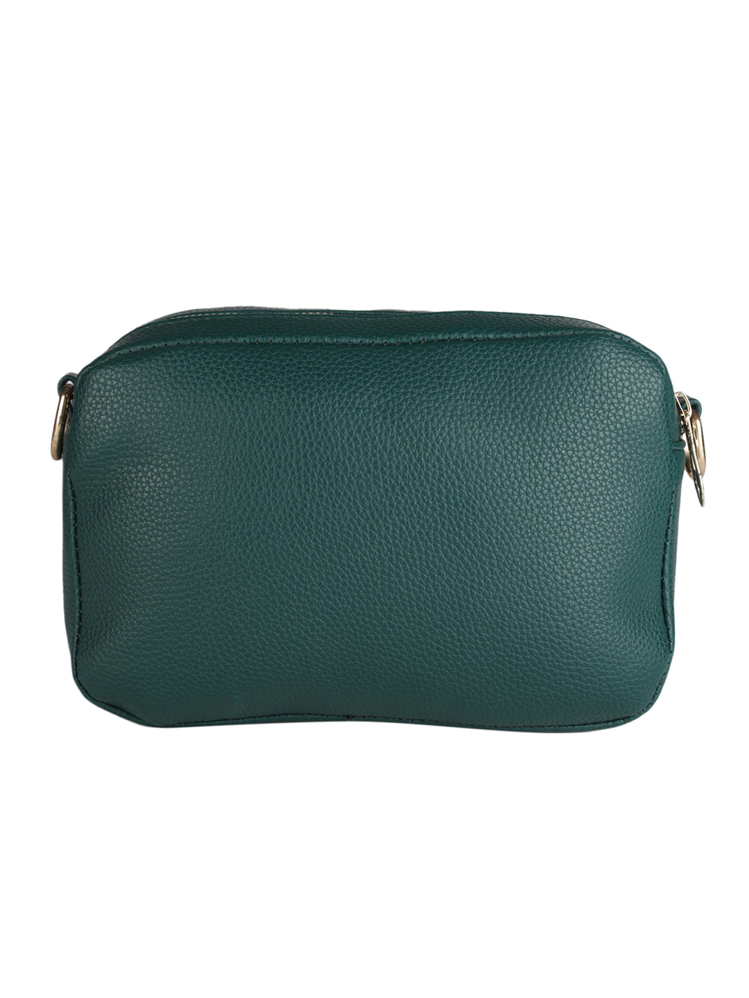 Green Casual Solid Sling Bag