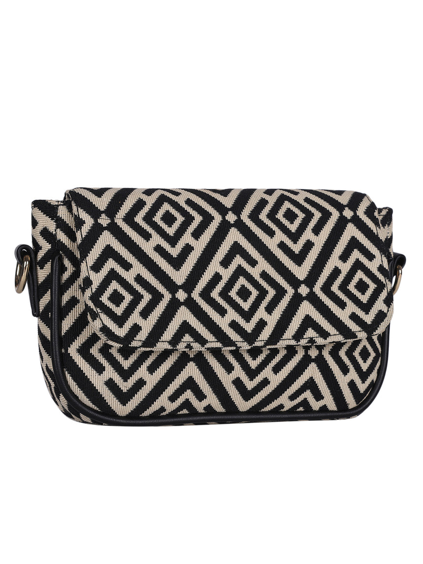 Multi Graphic Sling Bag