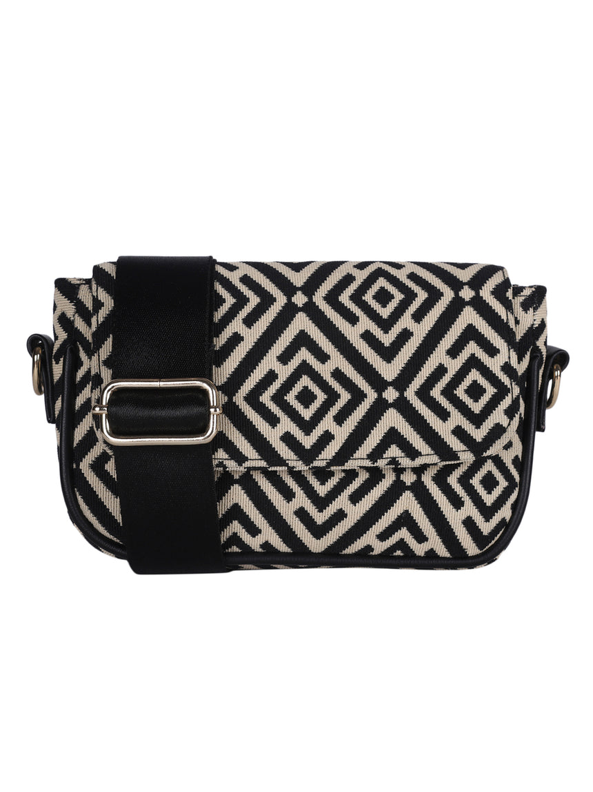 Multi Graphic Sling Bag